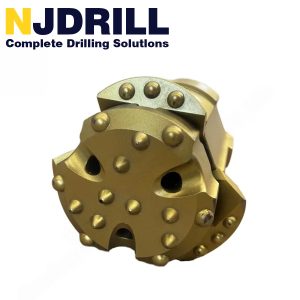 Three-jaw concentric tubular drilling tool
